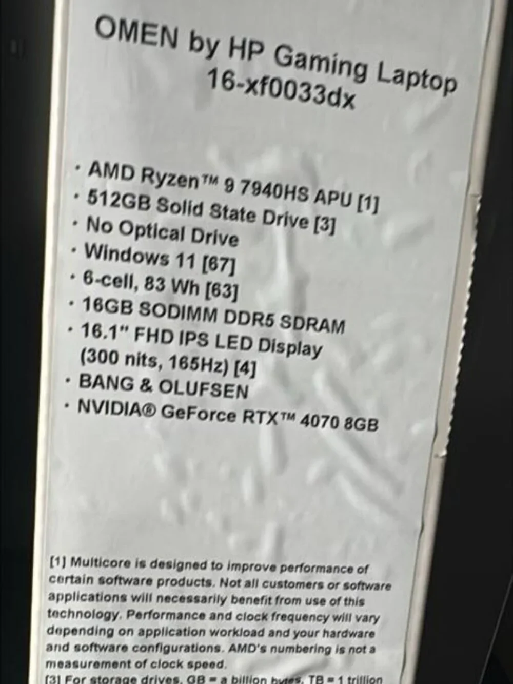 OMEN by HP 16.1 inch Gaming Laptop – BRAND NEW IN BOX